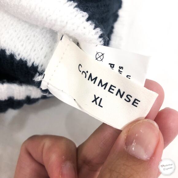 Commense Open Collar Button Up Sweater - Picture 6 of 9